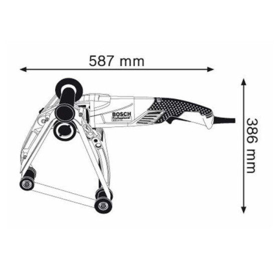 Ponceuse de tubes 1400 W grb 14 Bosch Professional 06018A9000