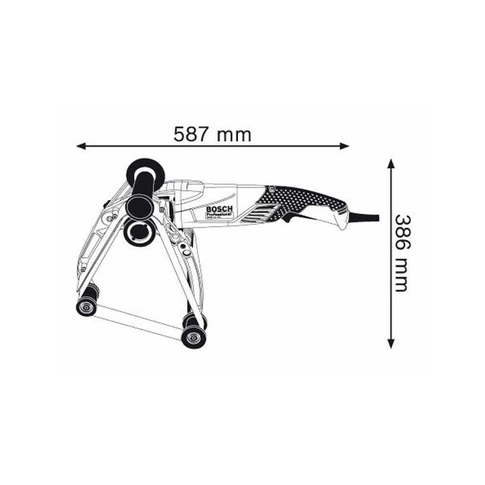Ponceuse de tubes 1400 W grb 14 Bosch Professional 06018A9000