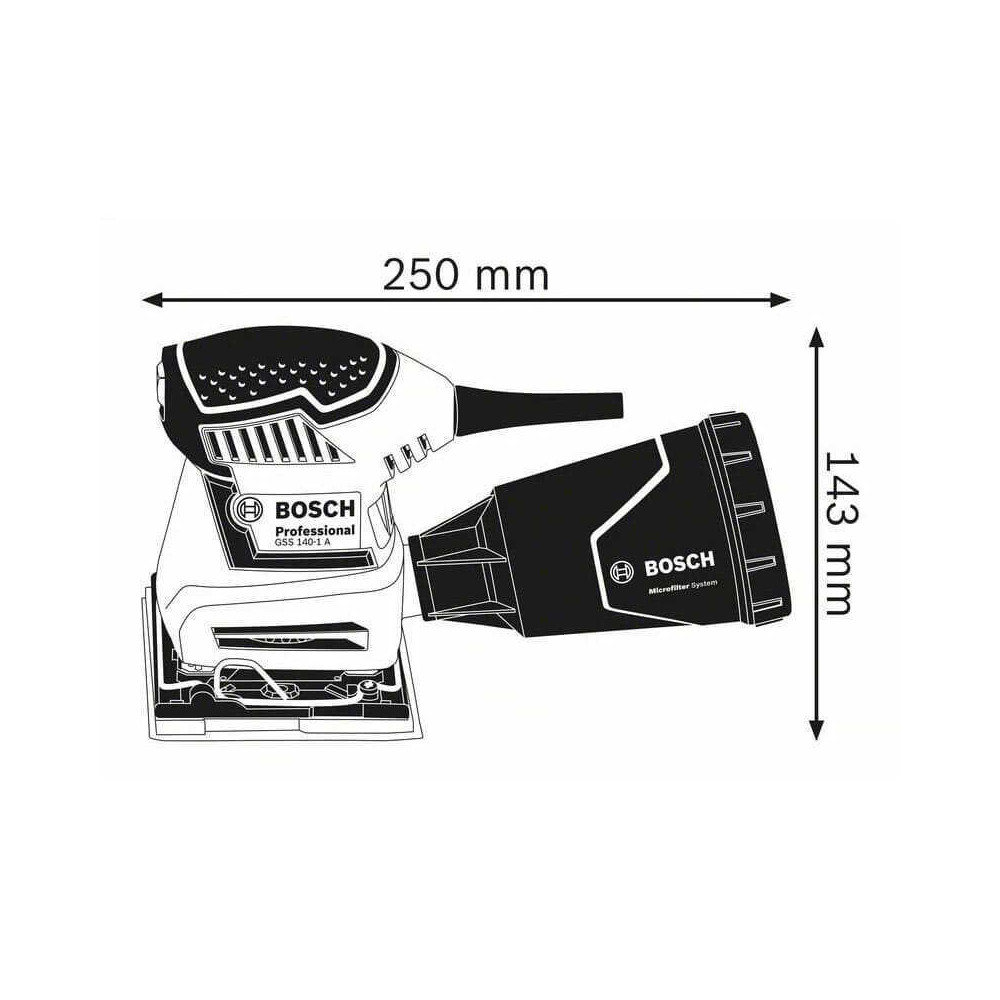 Ponceuse vibrante Bosch Professional GSS140-1A(06012A2100)