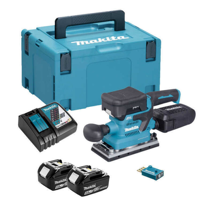 Ponceuse vibrante Makita DBO381RTJU 18V LXT au prix HT