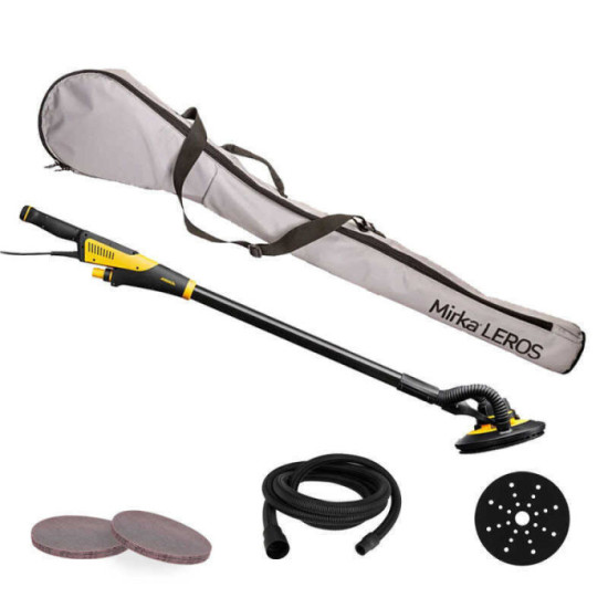 Ponceuse leros 950 cv 225 mm avec accessoires Mirka KIT2207CDMFR