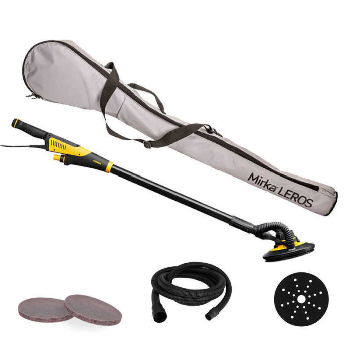 Ponceuse leros 950 cv 225 mm avec accessoires Mirka KIT2207CDMFR