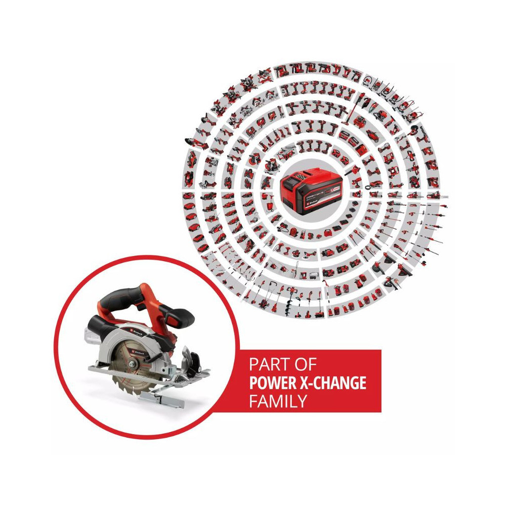 Scie circulaire 18V O150MM te cs 18150 li solo Einhell 4331220