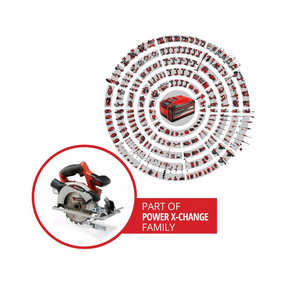 Scie circulaire 18V O165MM te cs 18165 1 li solo Einhell 4331207