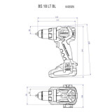 Perceuse visseuse 18V bs 18 lt bl metabox Metabo 602325800