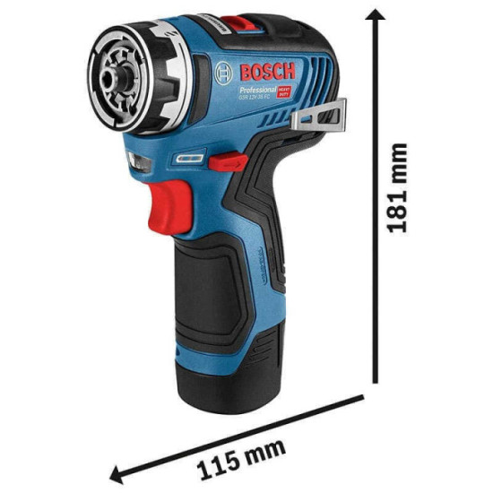 Perceuse visseuse 12V sans fil gsr 12V 35 fc Bosch 06019H3002