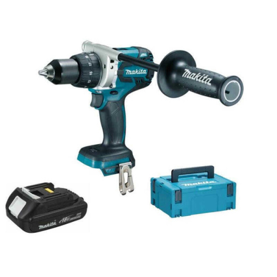 Perceuse visseuse 18V li ion O13MM poignee pistolet 1X15AH Makita DDF481Y1J