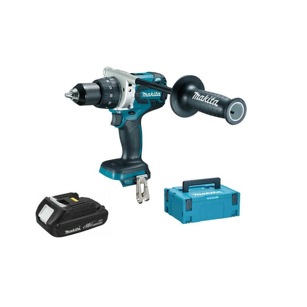 Perceuse visseuse 18V li ion O13MM poignee pistolet 1X15AH Makita DDF481Y1J