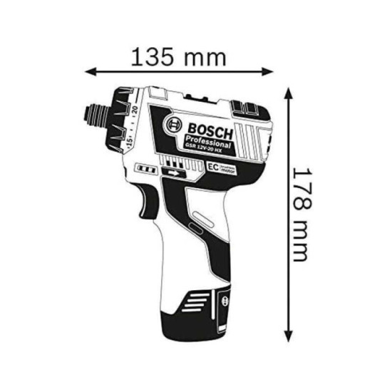 Visseuse Bosch GSR12V 20