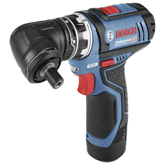 Perceuse visseuse 12V 2X20 ah avec accessoires gsr 12V 15 fc Bosch 06019F6000