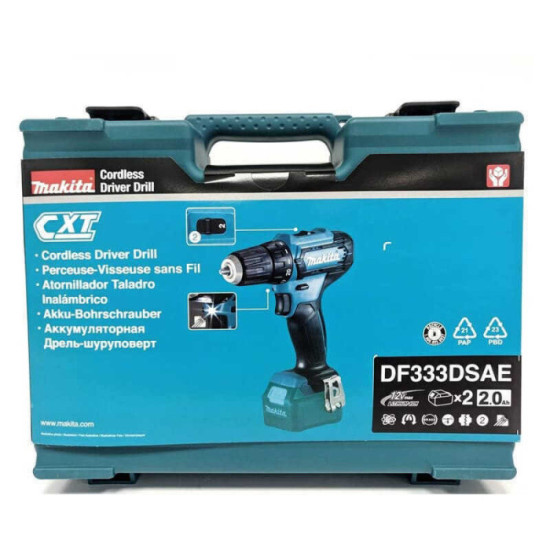 Perceuse visseuse Makita DF333DSAE 2x2,0 Ah au prix HT