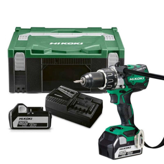 Perceuse visseuse 136NM 18V 5AH Hikoki DS18DBL2 wpz