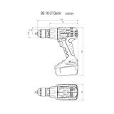 Perceuse bs 18 lt quick Metabo 602104500
