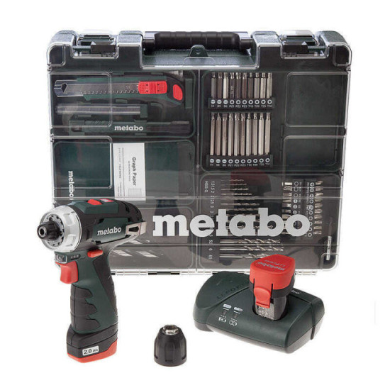 Perceuse visseuse Metabo powermaxx bs basic set 600080880