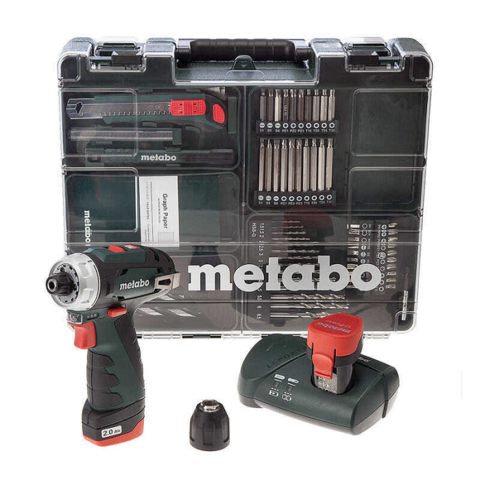 Perceuse visseuse Metabo powermaxx bs basic set 600080880