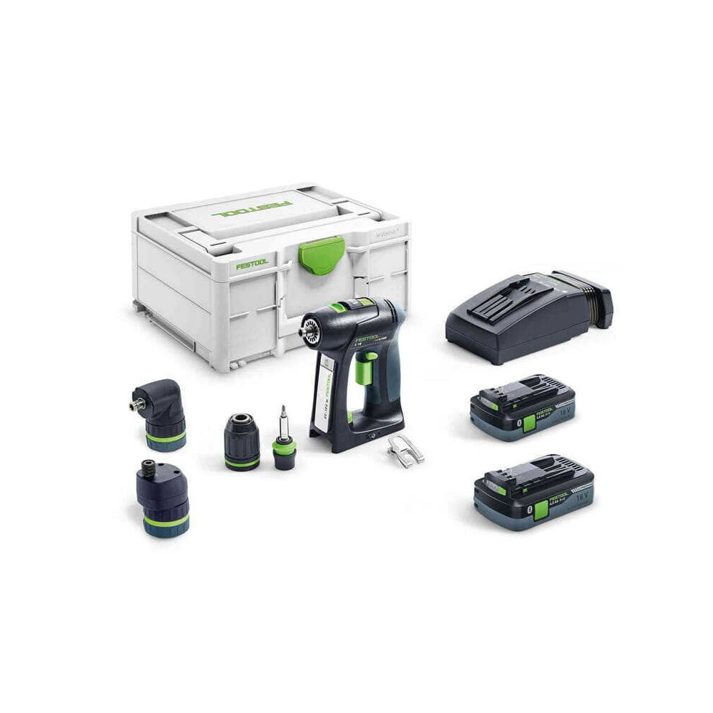 Perceuse visseuse sans fil c 18 hpc 40 i set Festool 576992