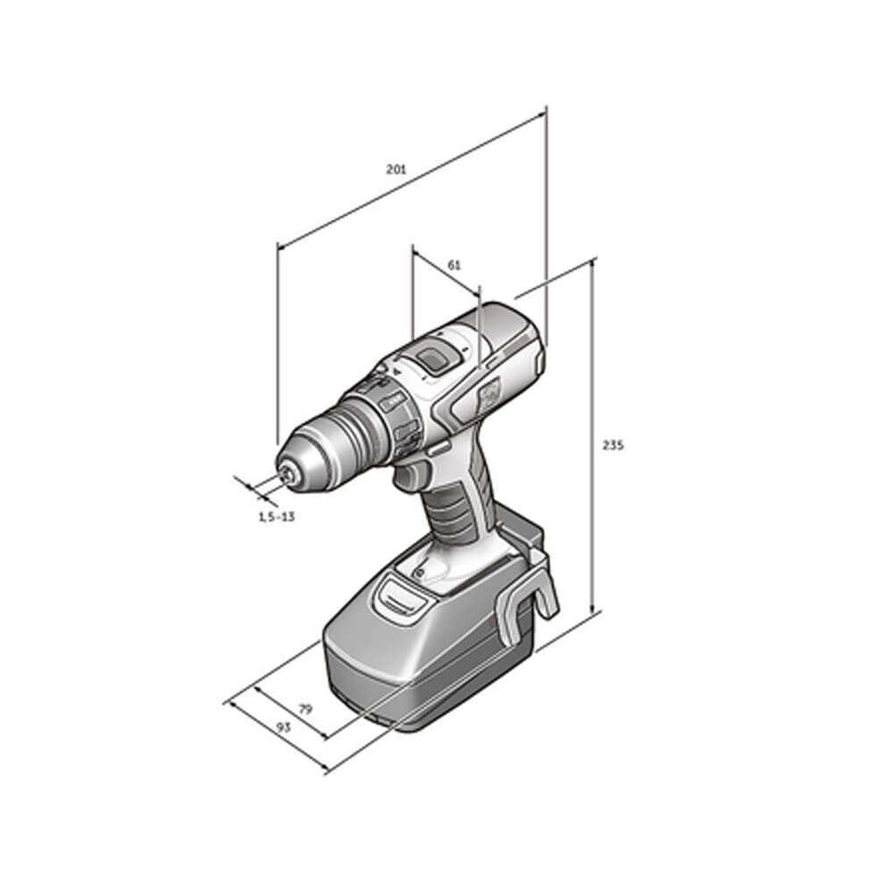 Perceuse visseuse sans fil ascm 18 qsw select Fein