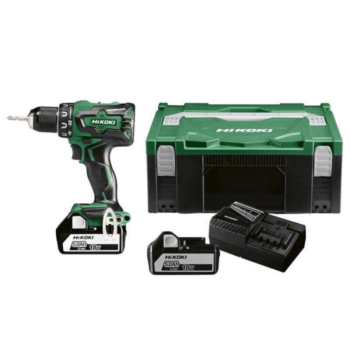 Perceuse visseuse 18V en coffret hit case Hikoki DS18DBSLWFZ