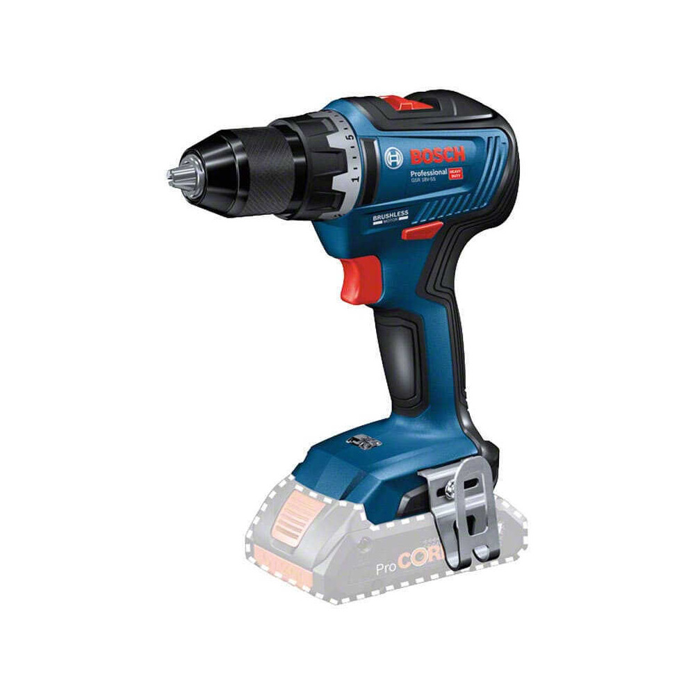Perceuse visseuse sans fil 18V gsr 18V 55 Bosch 06019H5202