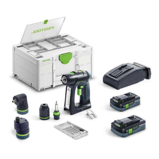 Perceuse sans fil 18V 2X40 ah c 18 hpc 40 i set Festool 577617