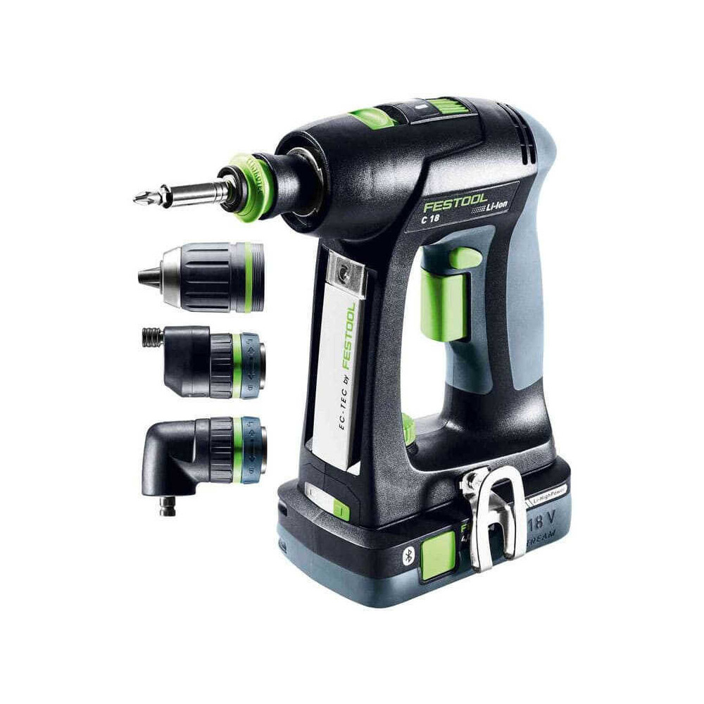 Perceuse sans fil 18V 2X40 ah c 18 hpc 40 i set Festool 577617