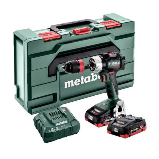 Perceuse visseuse 18V lihd bs 18 lt bl q dans metabox Metabo 602334800