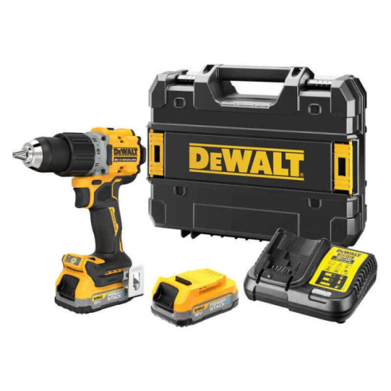 Perceuse visseuse 18V brushless powerstack Dewalt DCD800E2T