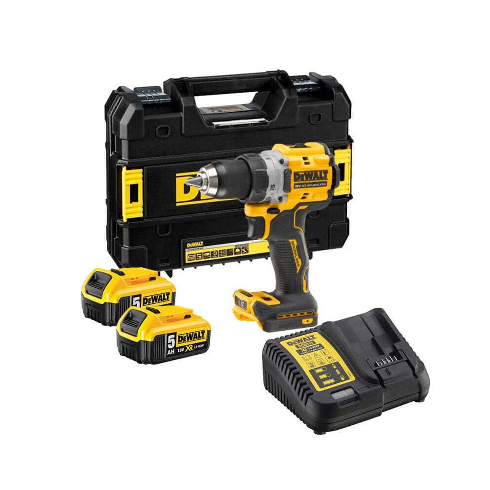 Perceuse visseuse 18V brushless powerstack Dewalt DCD800P2T qw