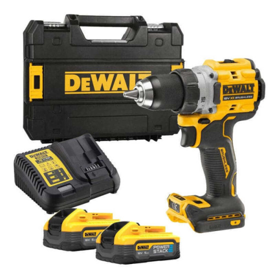 Perceuse visseuse 18V brushless powerstack Dewalt DCD800H2T