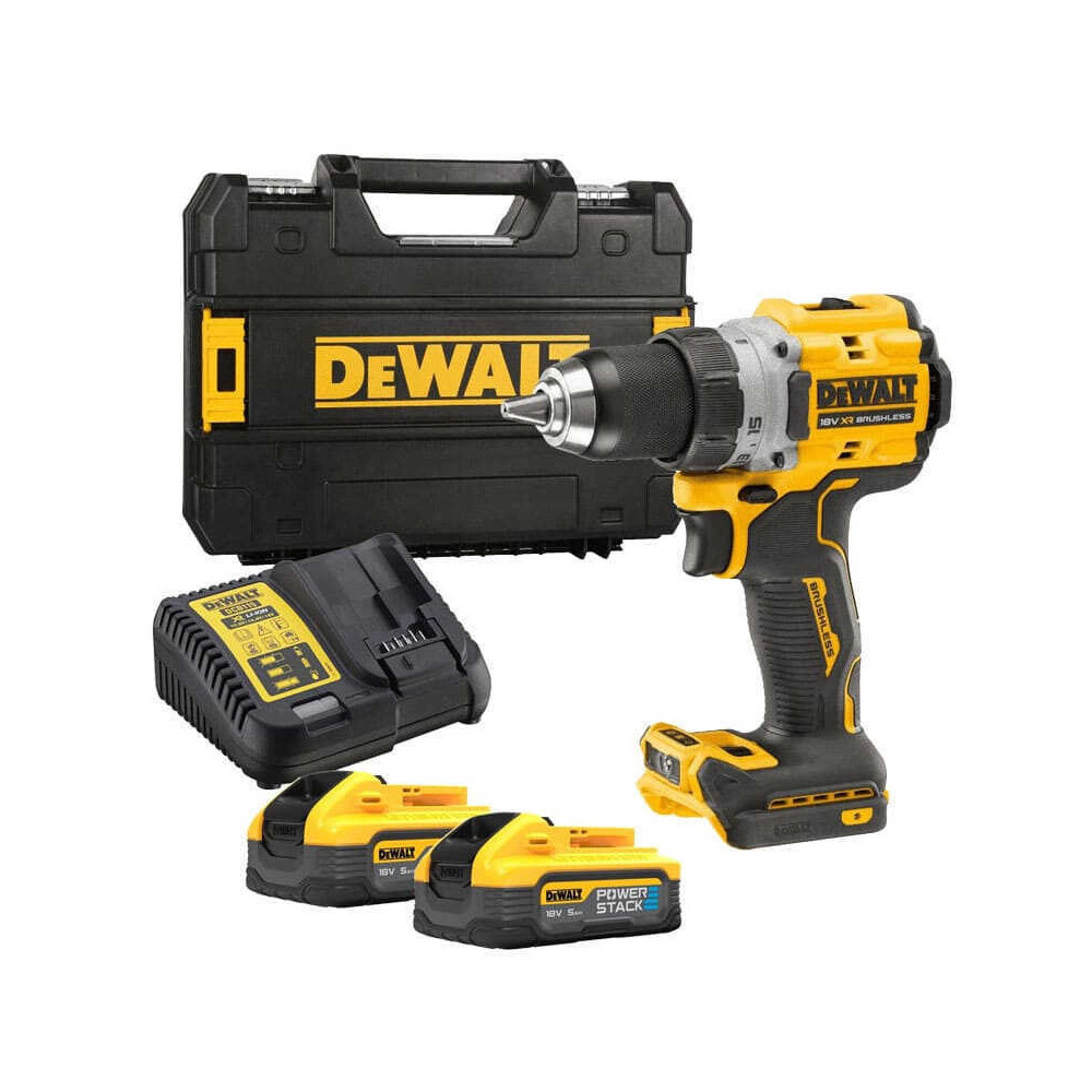 Perceuse visseuse 18V brushless powerstack Dewalt DCD800H2T