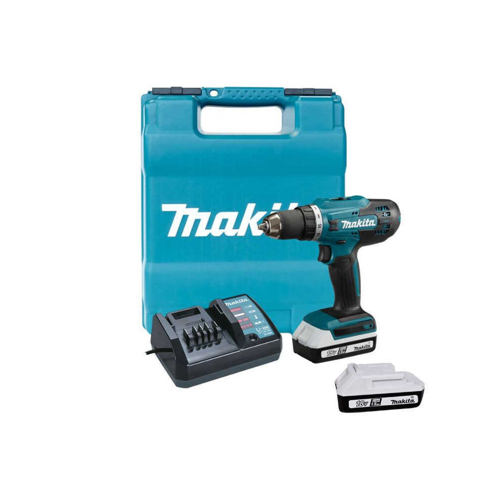 Perceuse sans fil 18V 2X1 5AH avec mallette Makita DF488D002