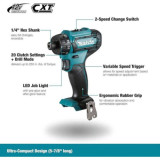 Perceuse visseuse 12V cxt solo Makita DF033DZ