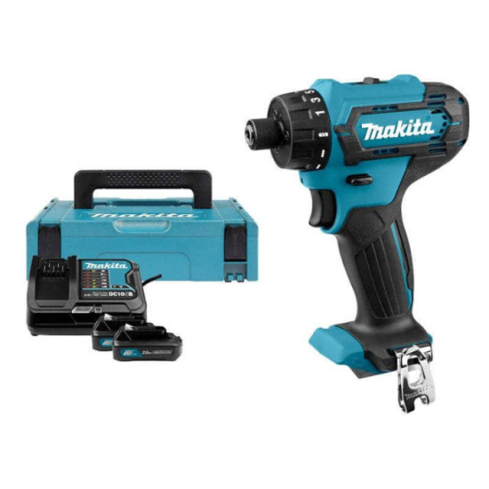 Perceuse visseuse 12V solo en makpac Makita DF033DSAJ