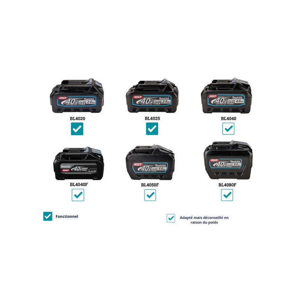 Perceuse visseuse 40V li ion xgt solo Makita DF002GZ