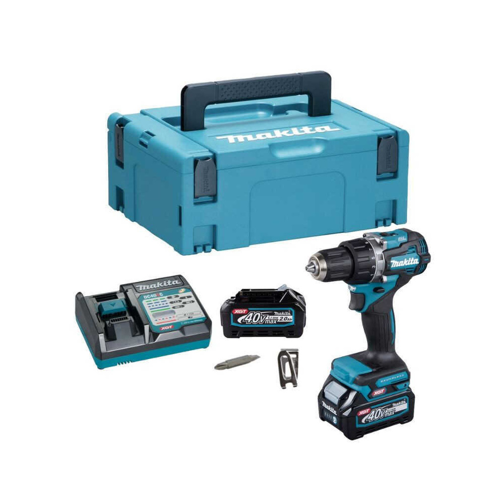 Perceuse visseuse 40V li ion xgt 2X 20 ah en makpac Makita DF002GA201