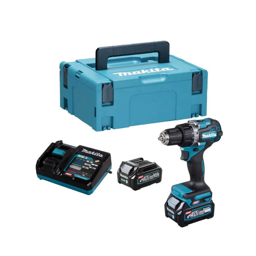 Perceuse visseuse 40V li ion xgt 2X 25 ah en makpac Makita DF002GD201