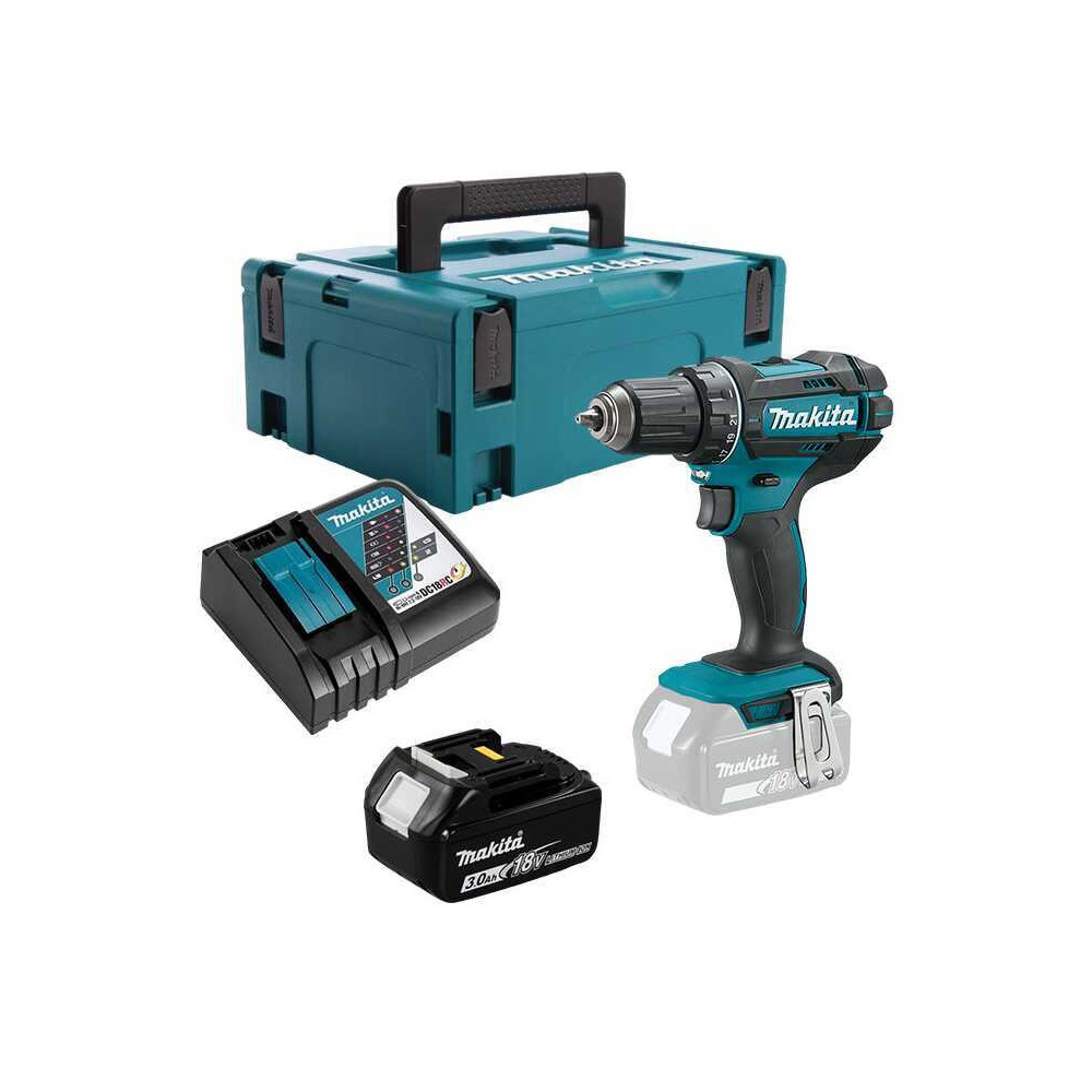 Perceuse visseuse 18V li ion 1X30 ah en makpac Makita DDF482RF1J