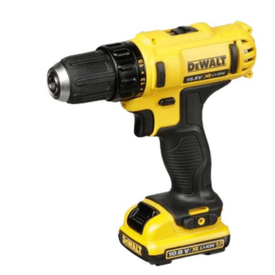 Perceuse visseuse 108V li ion 2X20 ah dans malette Dewalt DCD710D2 qw