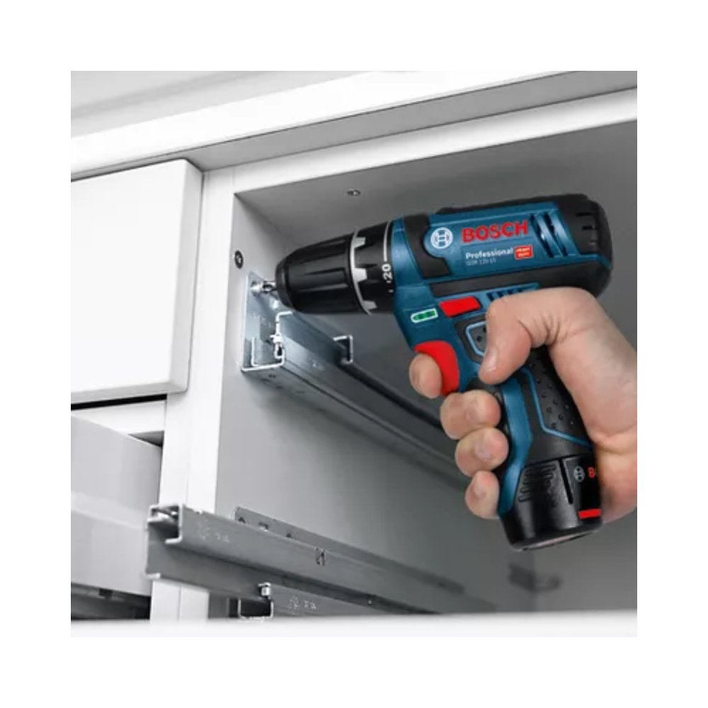 Perceuse visseuse sans fil gsr 12V 15 2X20AH Bosch 060186810F