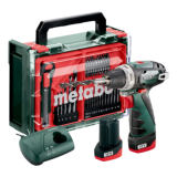 Perceuse visseuse 12V 2X2AH powermaxx bs basic set Metabo 600080710