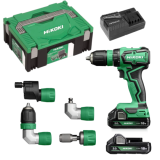 Perceuse visseuse 18V mandrin quick 55NM 2X20AH en hitcase Hikoki DS18DDQWRZ