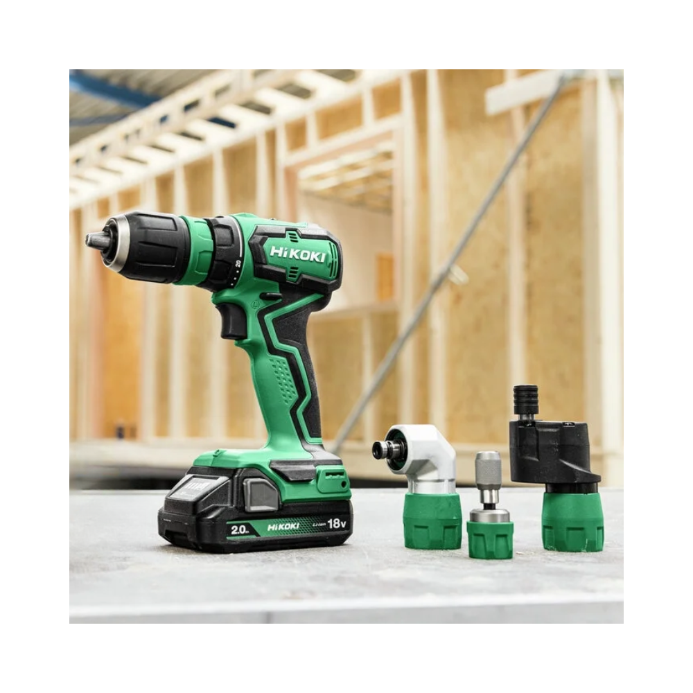 Perceuse visseuse 18V mandrin quick 55NM 2X20AH en hitcase Hikoki DS18DDQWRZ