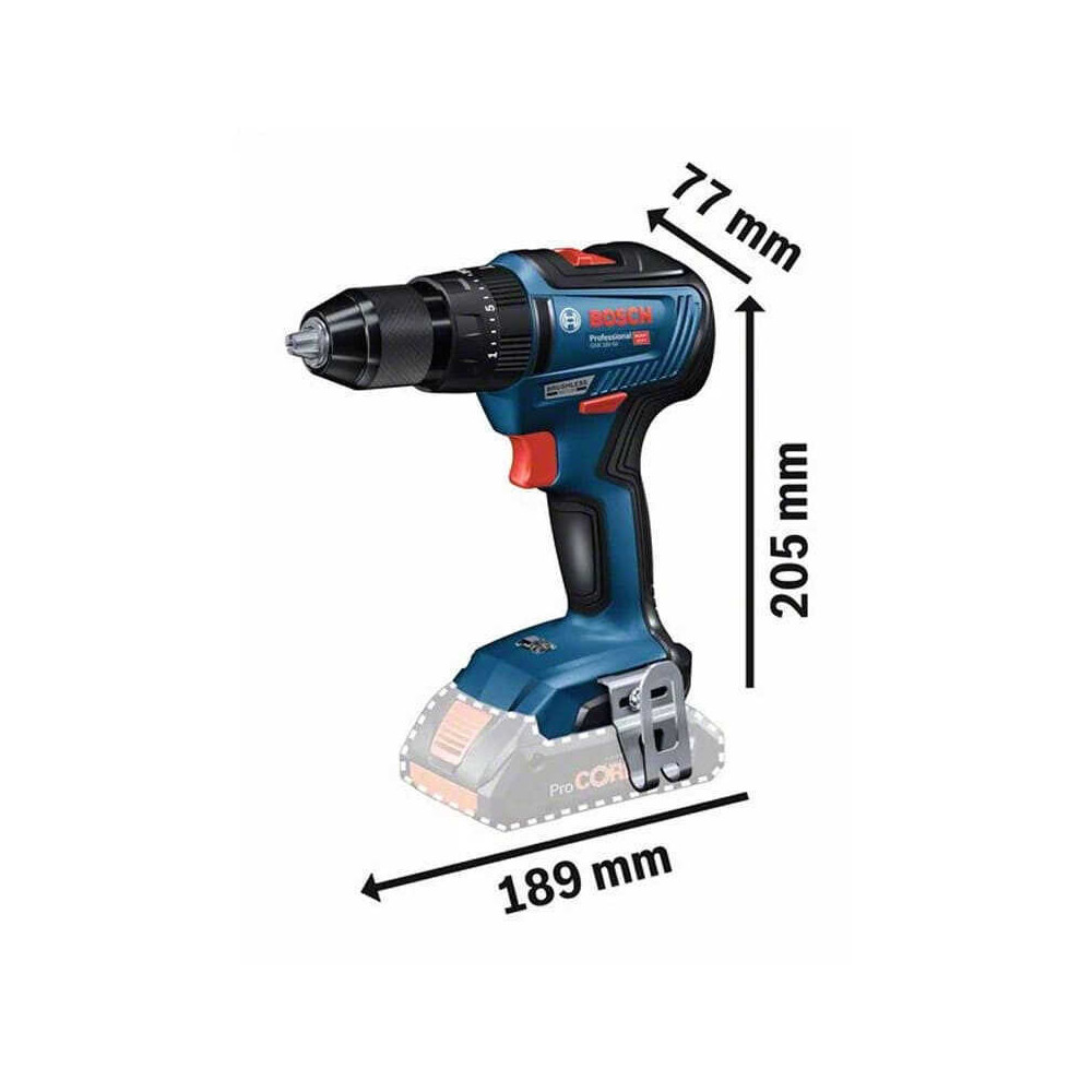 Perceuse a percussion Bosch GSB18V 55