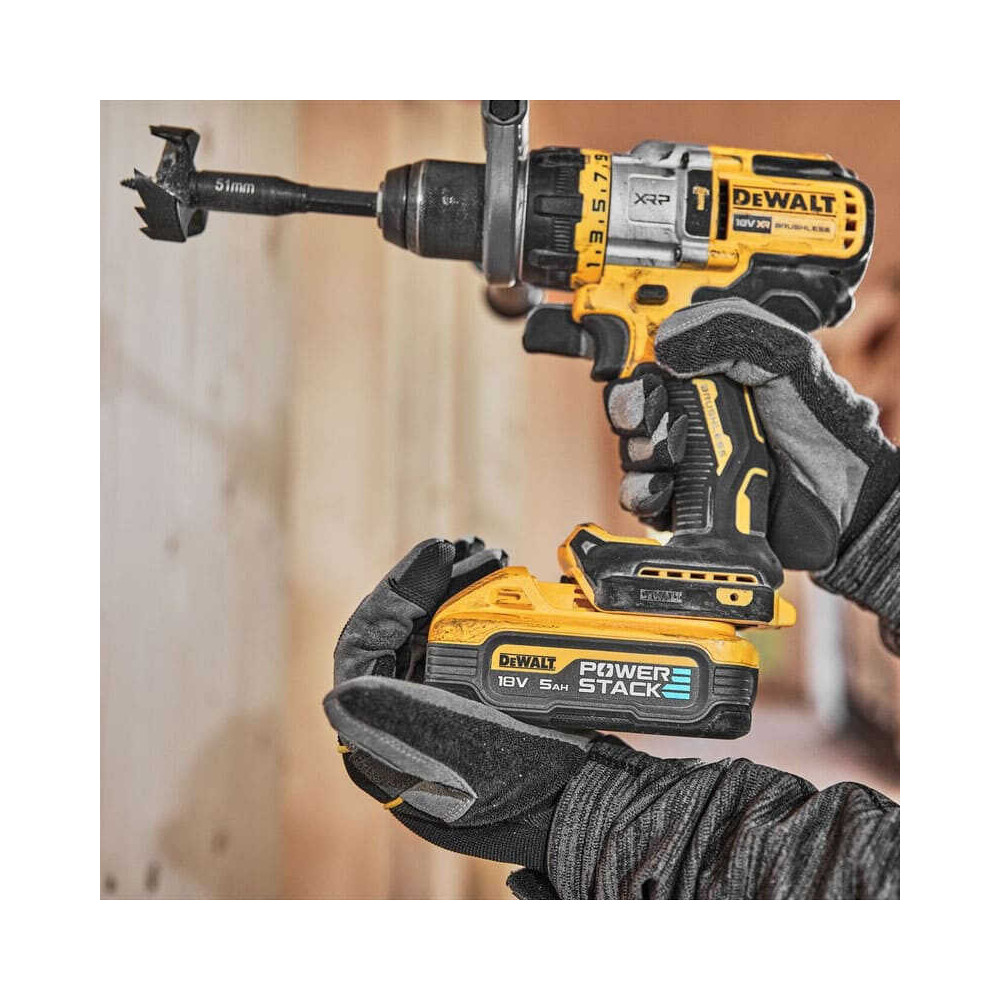 Perceuse a percussion 18V powerstack Dewalt DCD999H2T