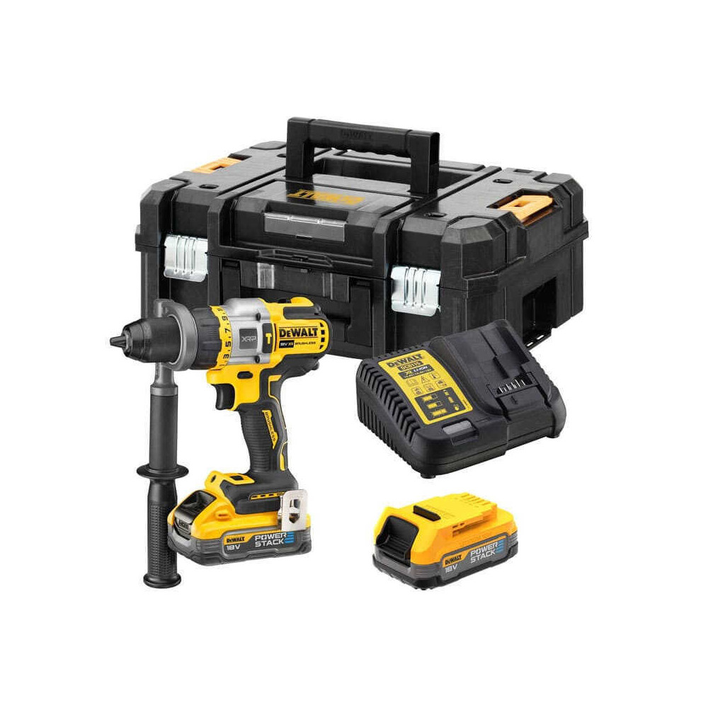Perceuse a percussion 18V powerstack Dewalt DCD999E2T