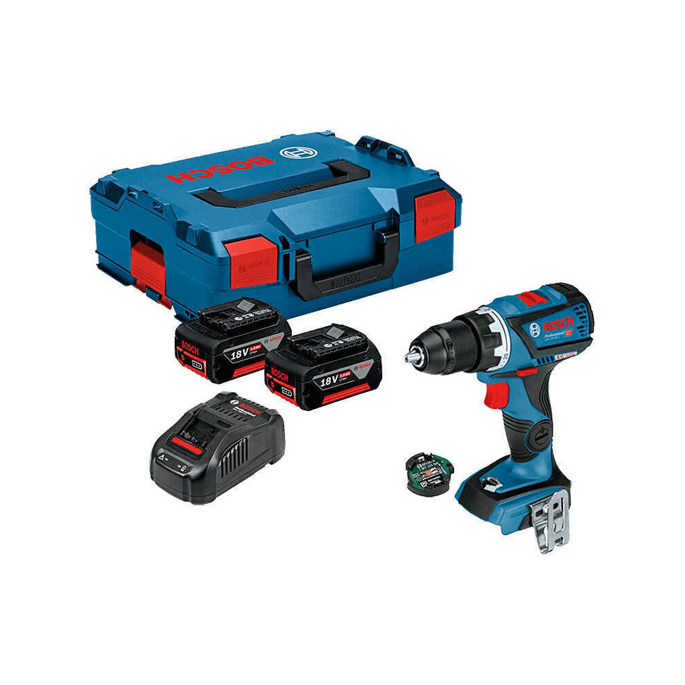Perceuse a percussion 18V bl 2X50 ah dans coffret Bosch gsb 18V 60 c