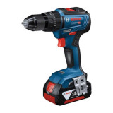 Perceuse a percussion gsb 18V 55 en coffret avec accessoires Bosch 06019H530A