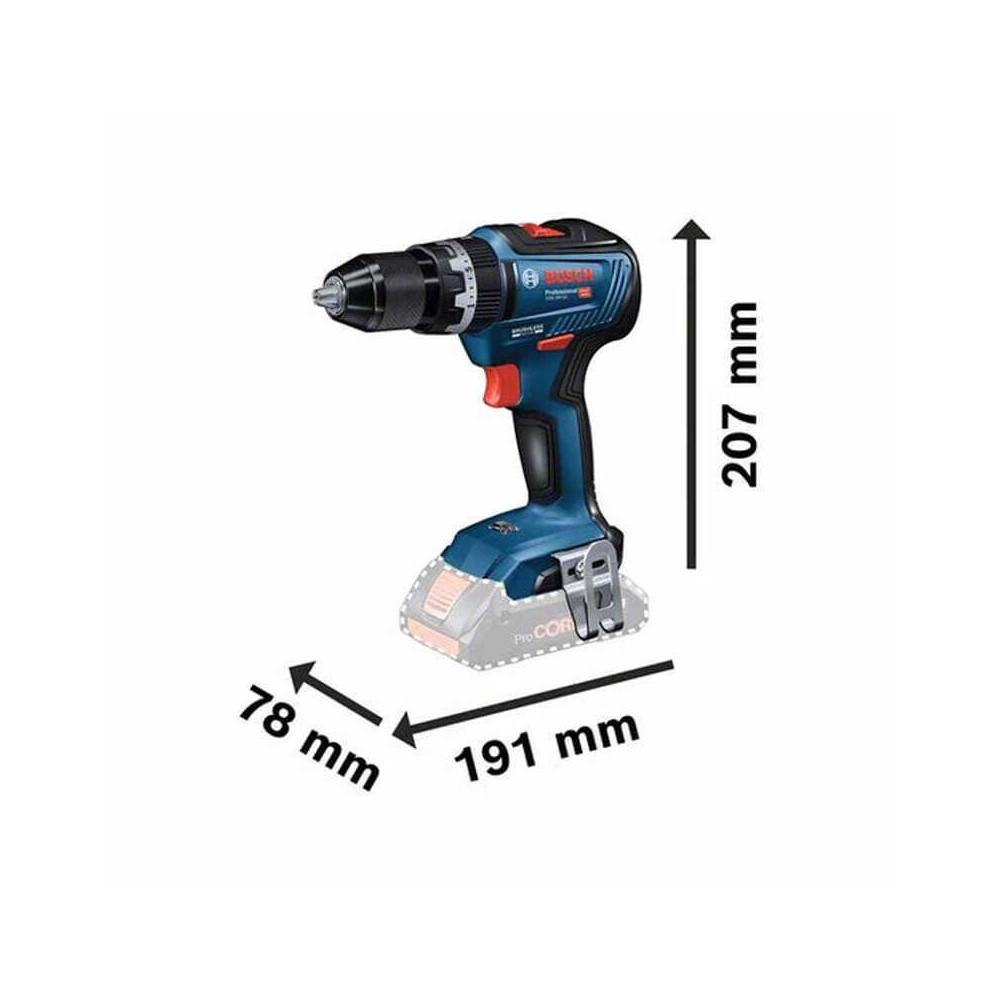 Perceuse a percussion 18V gsb 18V 55 Bosch 06019H5303