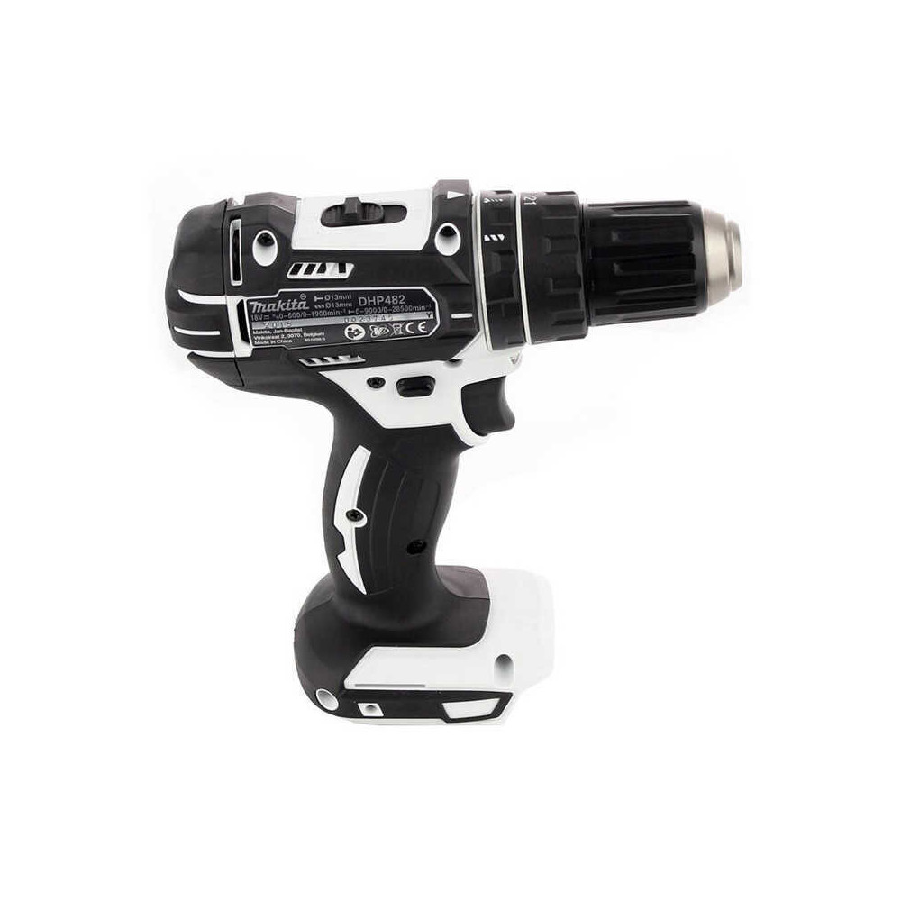 Perceuse visseuse percussion blanche Makita DHP482RMW1J