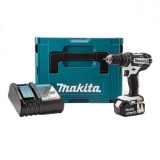 Perceuse visseuse percussion blanche Makita DHP482RM1J